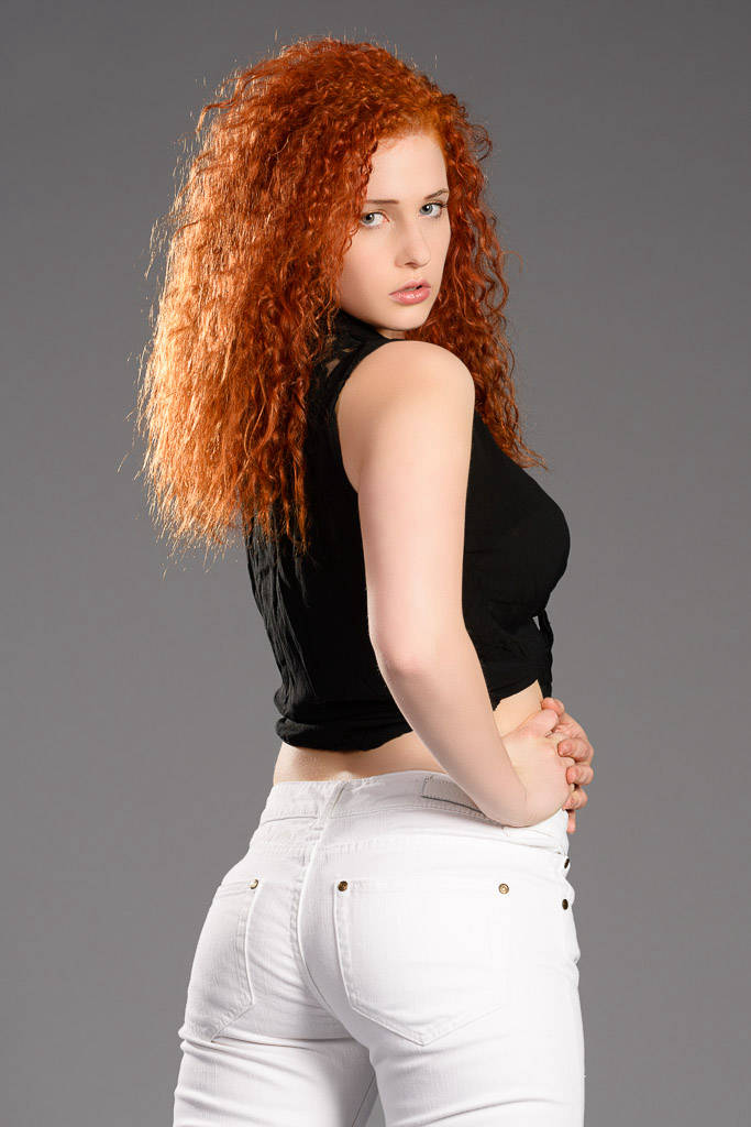 Studiofotografie Lifestyle Portrait rote Haare